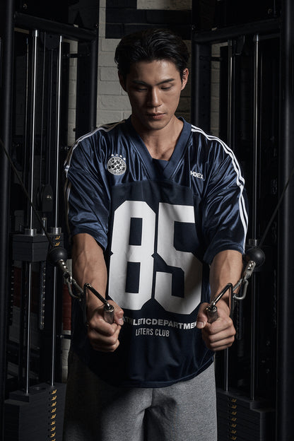 HDEX Mixed Mesh Lifters Short Sleeve Navy