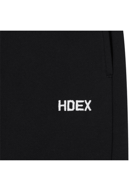 HDEX Celana Korea Olahraga EZ Cargo Bermuda Sweat Shorts Black Pria Fitness