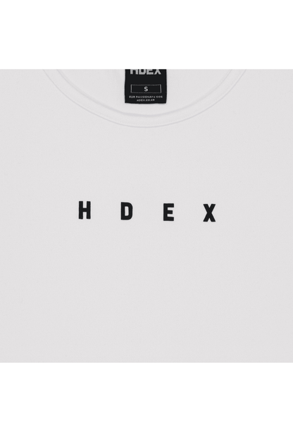 HDEX Baju Korea Olahraga Active Maund Slim Fit Short Sleeve White Wanita Fitness