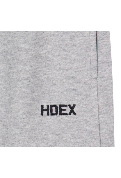 HDEX Celana Korea Olahraga EZ Cargo Bermuda Sweat Shorts Melange Gray Pria Fitness