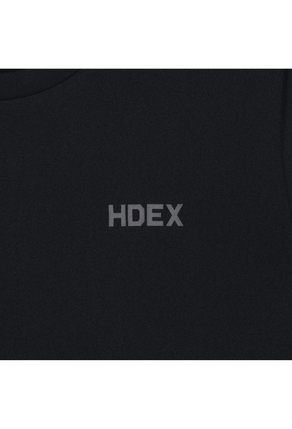 HDEX Baju Korea Olahraga Air Dry Short Sleeve W Black Wanita Fitness