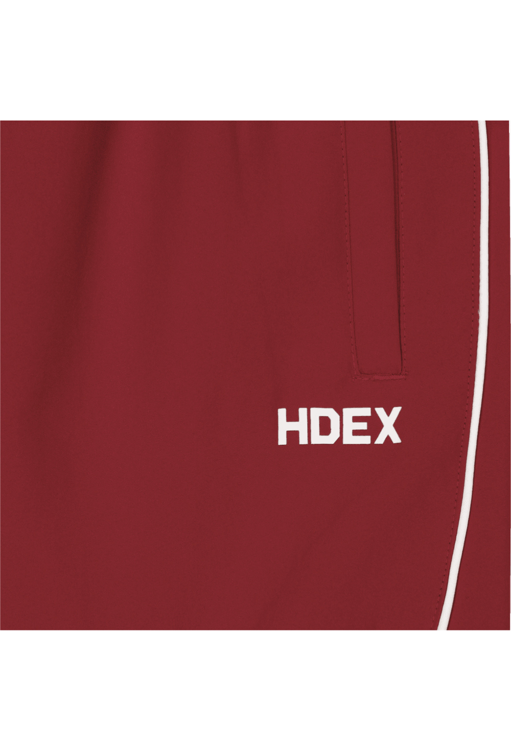 HDEX Celana Korea Olahraga EZ Airly Piping Shorts Red Pria Fitness