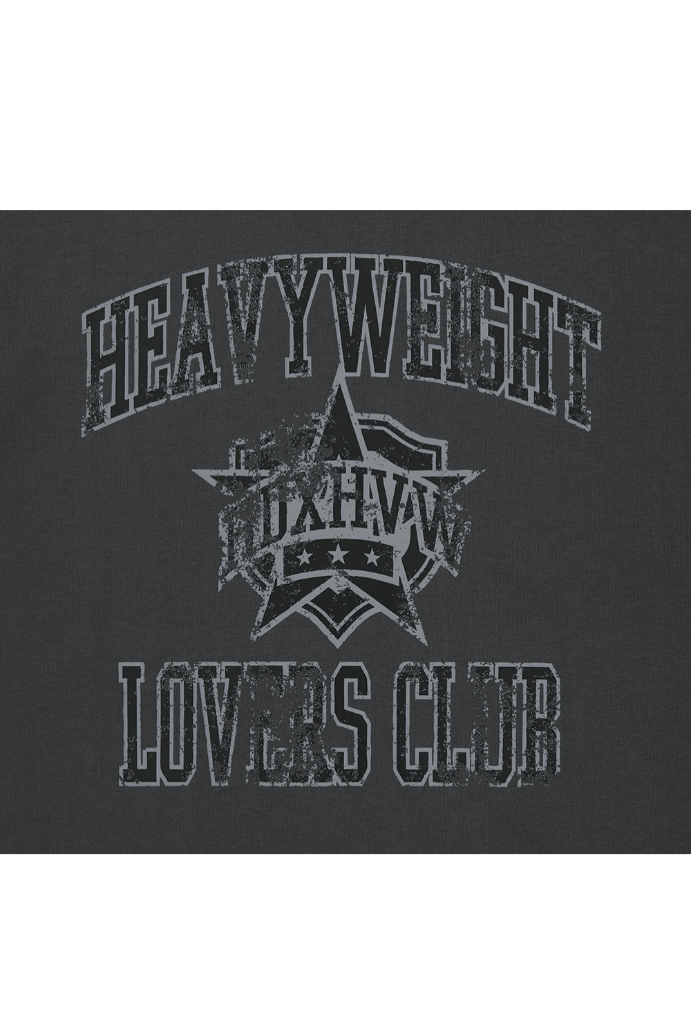 HDEX Baju Korea Olahraga LVS Club Short Sleeve Charcoal Pria Fitness