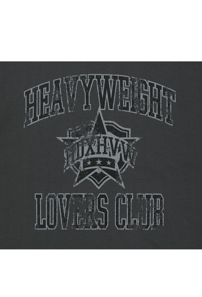 HDEX Baju Korea Olahraga LVS Club Short Sleeve Charcoal Pria Fitness