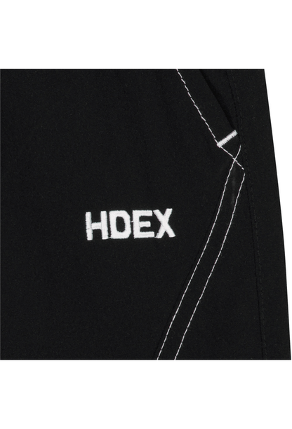 HDEX Celana Korea Olahraga Stitch Curved Nylon Span Pants W Black Wanita Fitness