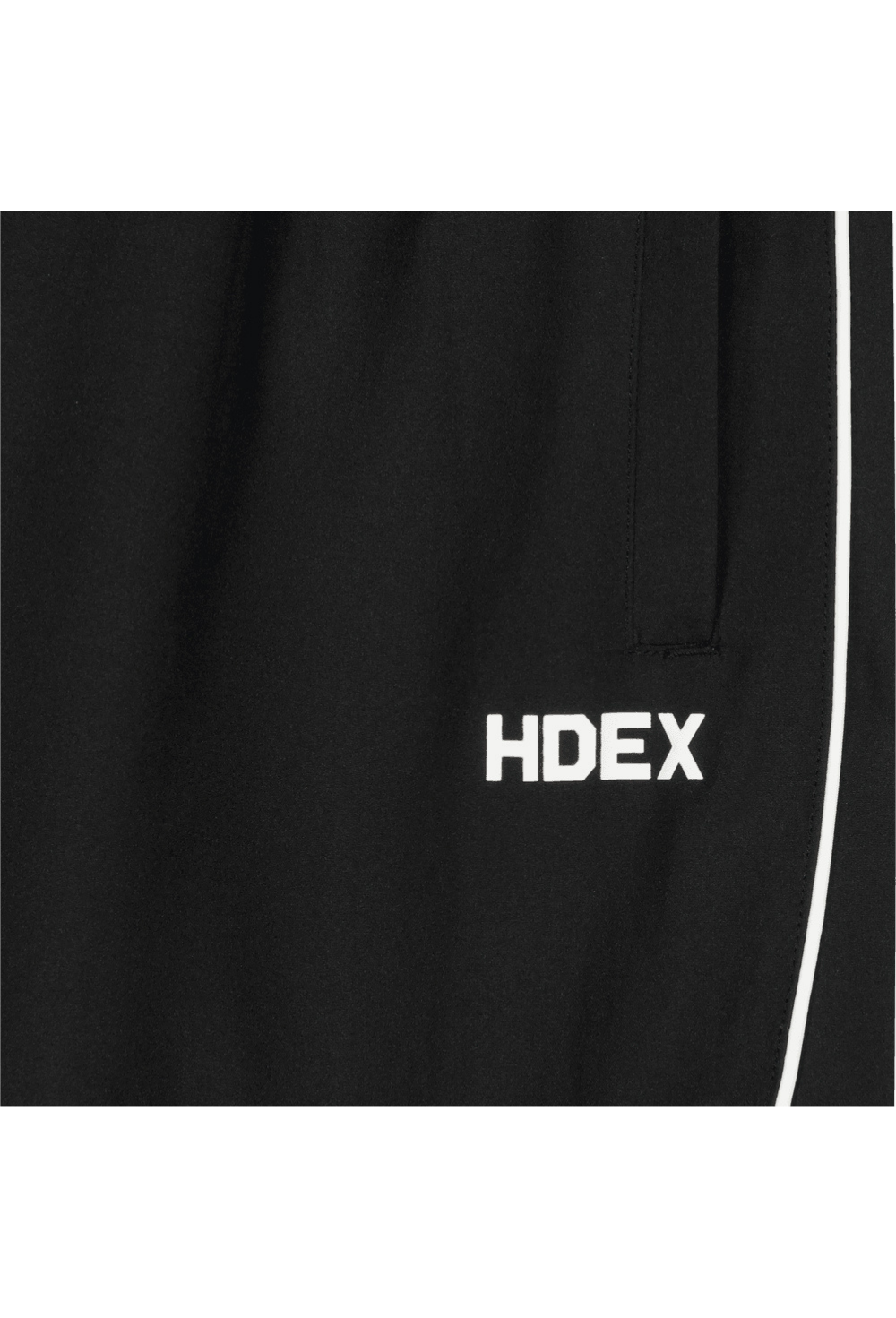 HDEX Celana Korea Olahraga EZ Airly Piping Shorts Black Pria Fitness