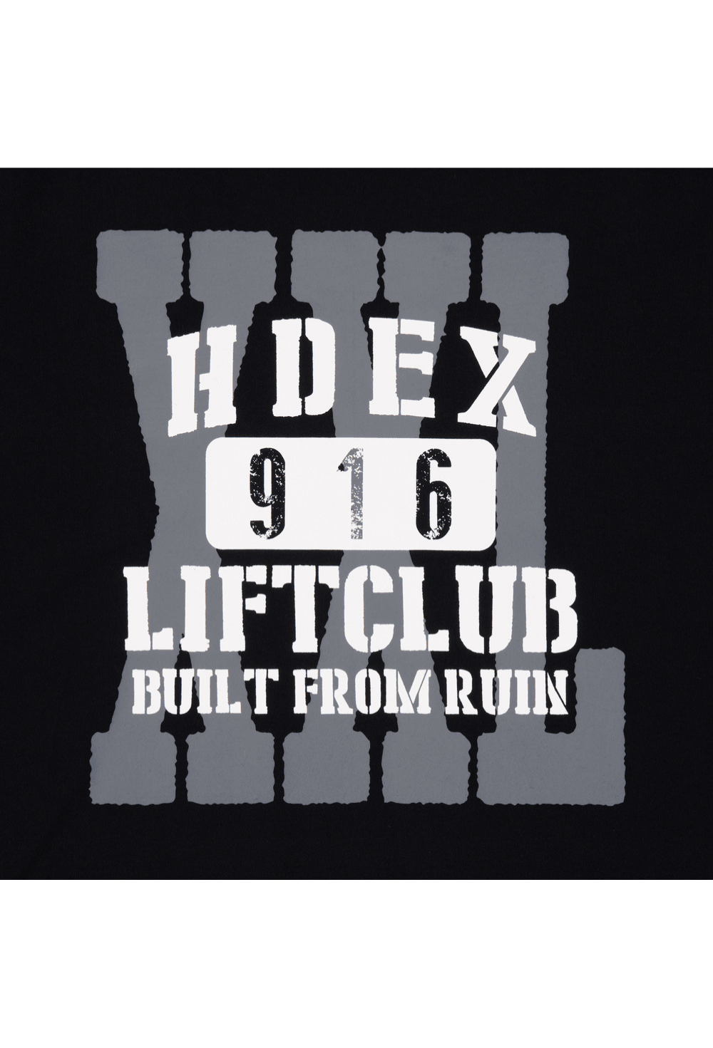 HDEX Baju Korea Olaharaga Lift Cap Damage Sleeveless Black Pria Fitness