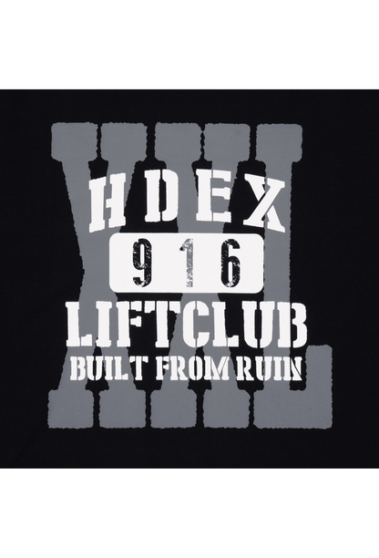 HDEX Baju Korea Olaharaga Lift Cap Damage Sleeveless Black Pria Fitness