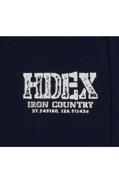 HDEX Celana Korea Olahraga Core Deep Tuck Sweat Pants Navy Pria Fitness