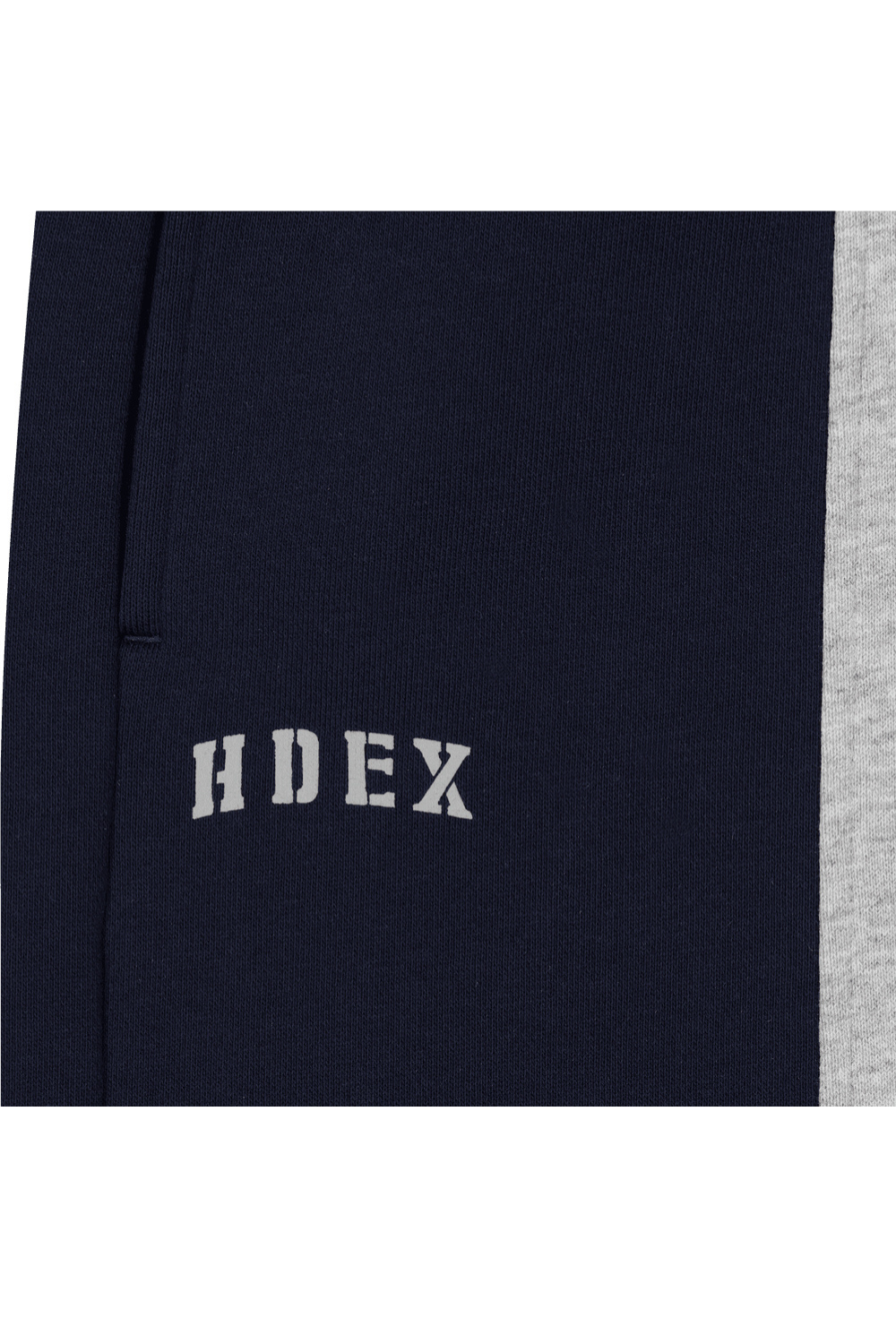 HDEX Celana Korea Olahraga Lift Damage Block Sweat Shorts Melange Gray Pria Fitness