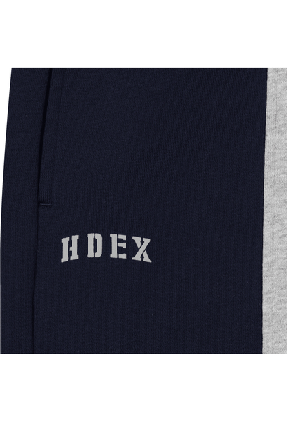 HDEX Celana Korea Olahraga Lift Damage Block Sweat Shorts Melange Gray Pria Fitness