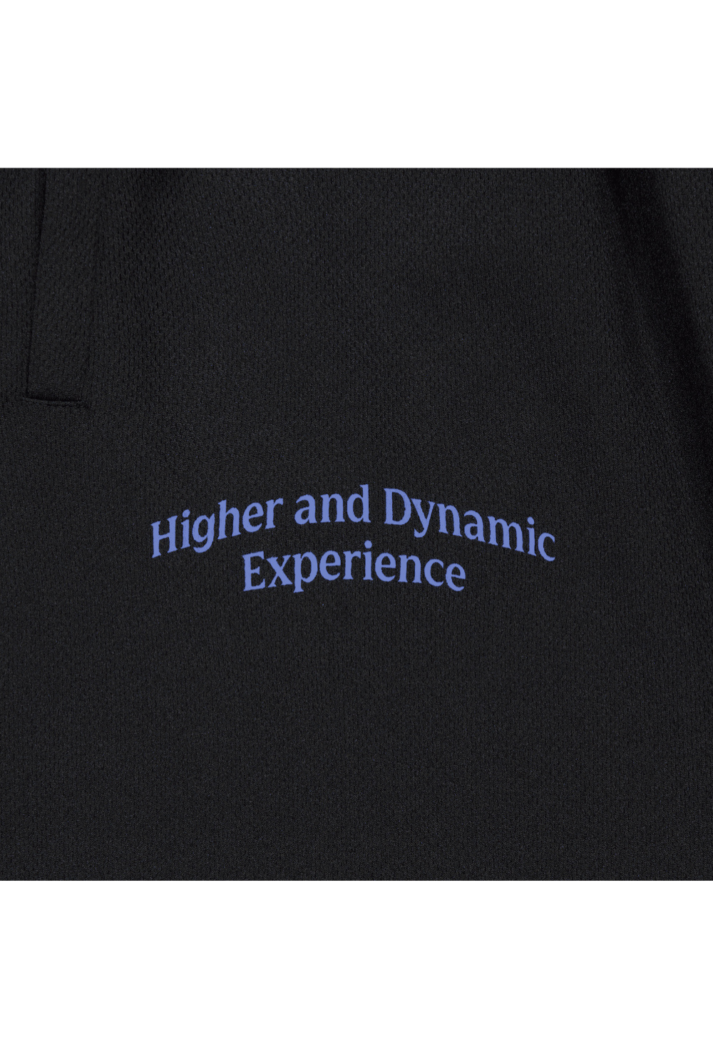 HDEX Celana Korea Olahraga Crown Giant Fit Mesh Wide Pants Black Pria Fitness