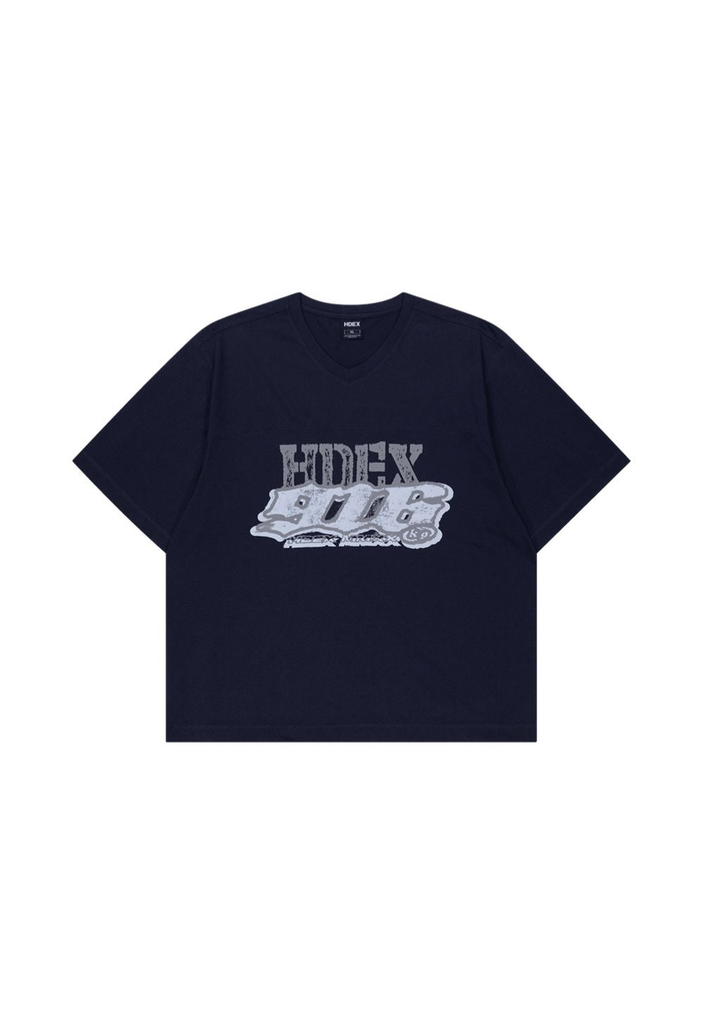 HDEX Baju Korea Olahraga Core Combi Sorona Mesh Short Sleeve Navy