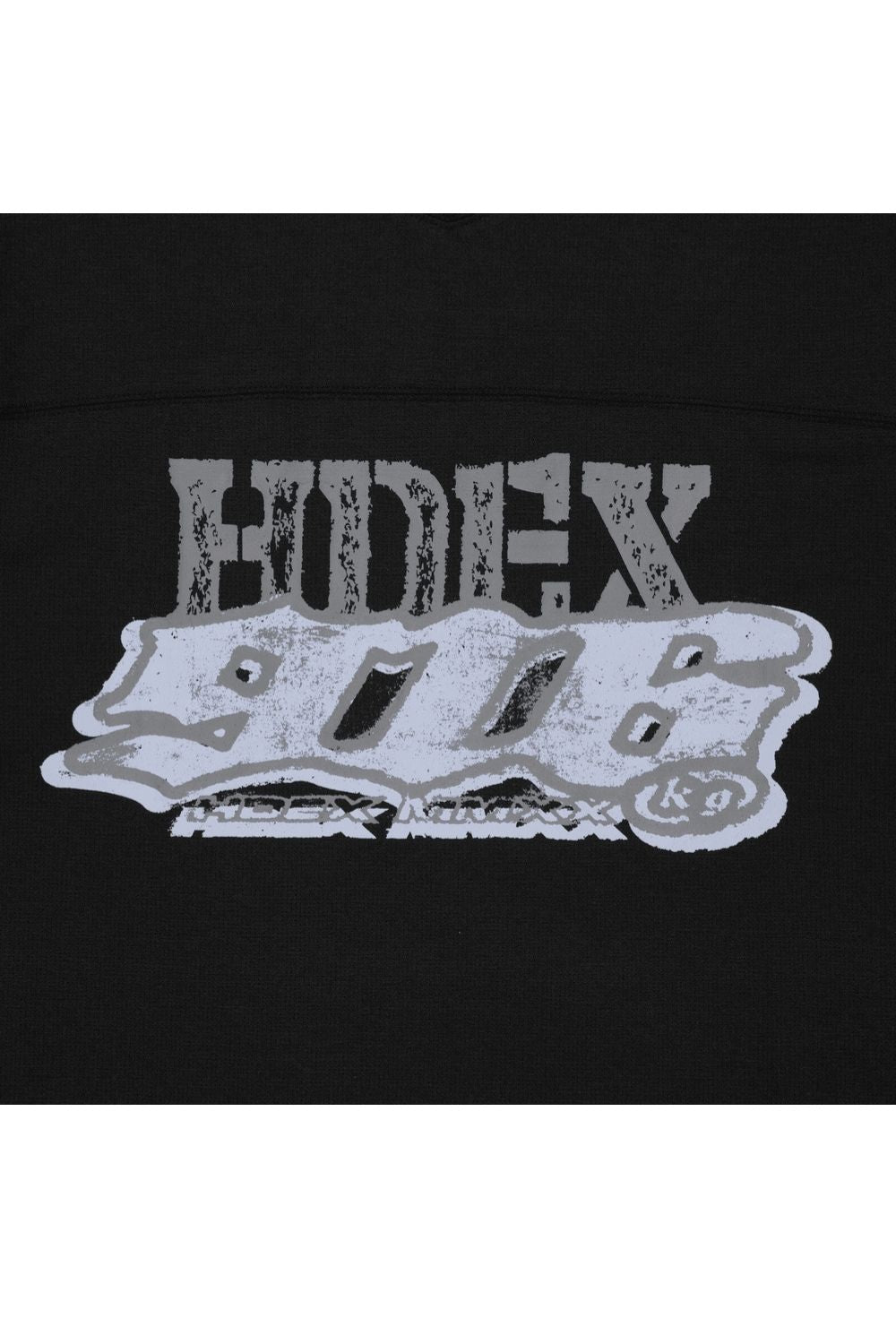 HDEX Baju Korea Olahraga Core Combi Sorona Mesh Short Sleeve Black