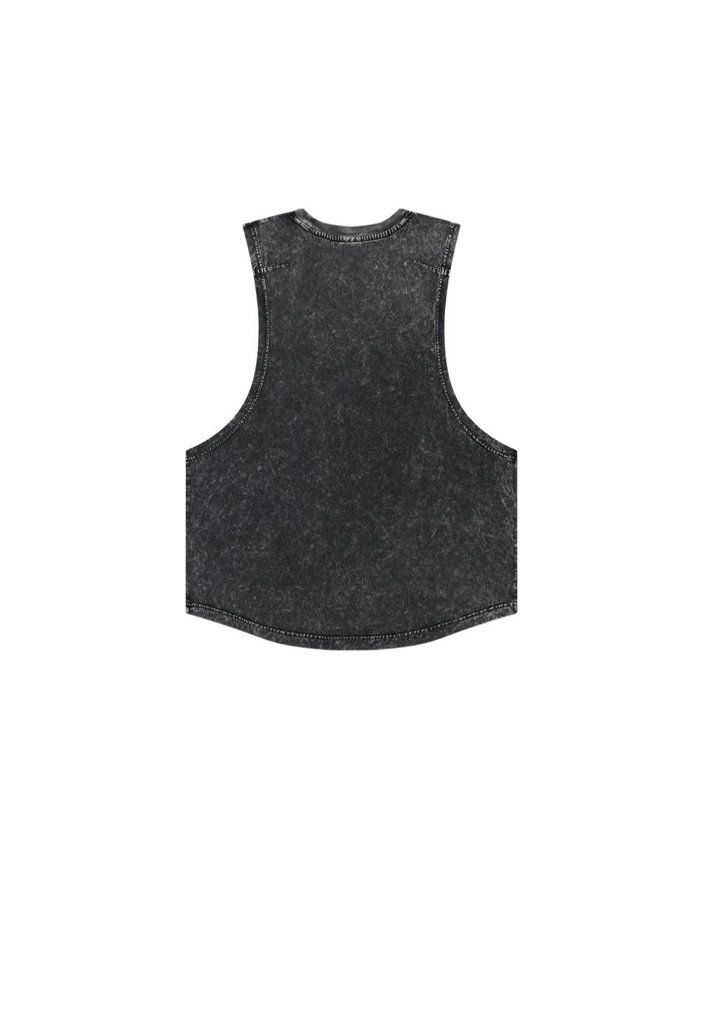 HDEX Baju Korea Olahraga Core Combi Faded Washing Sleeveless Charcoal Pria Fitness