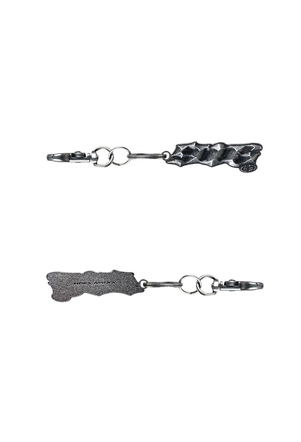 HDEX 916 Metal Keyring Silver