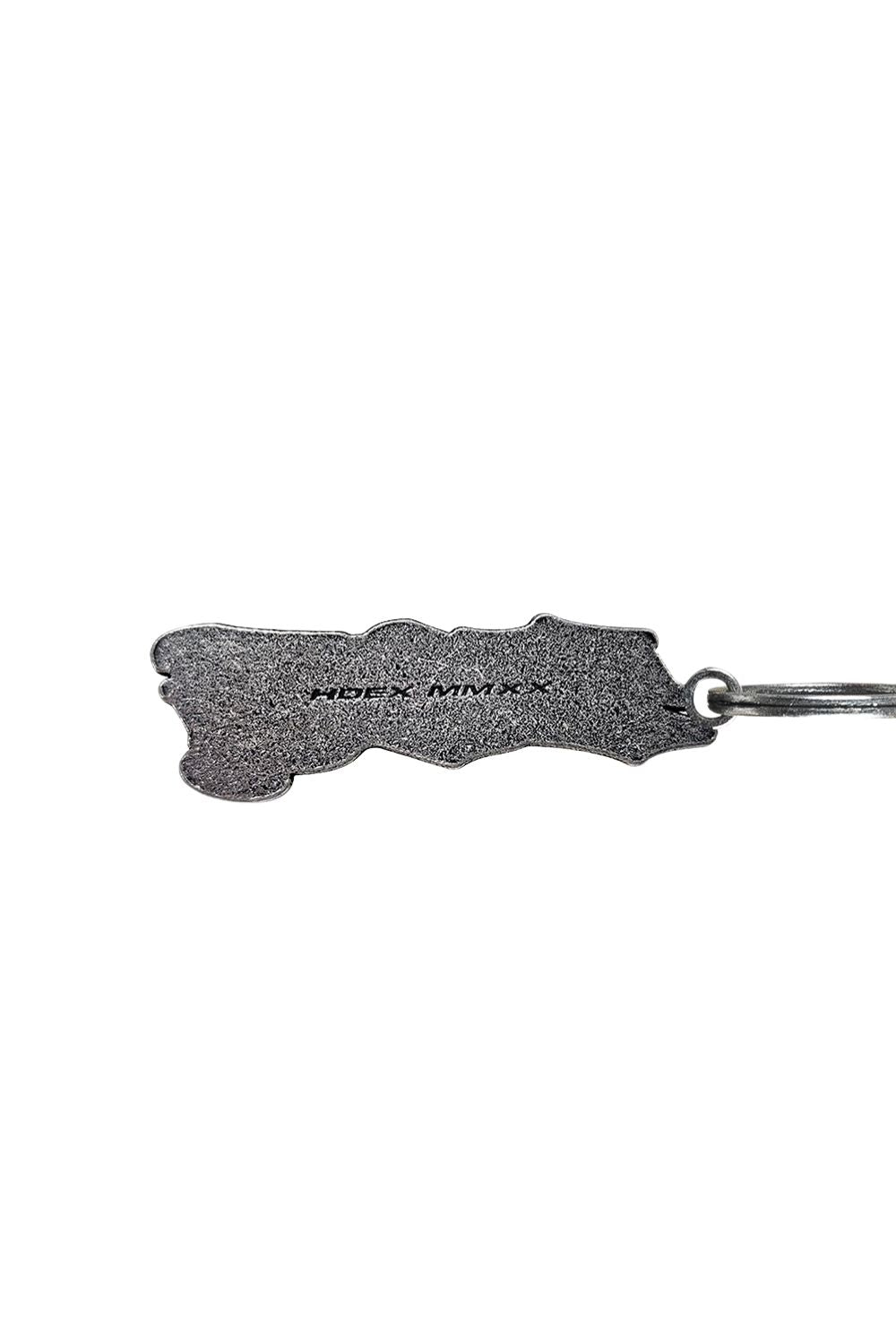 HDEX 916 Metal Keyring Silver