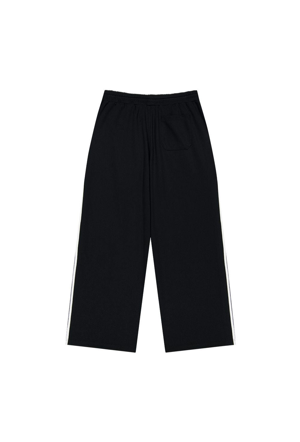 HDEX Celana Korea Olahraga Crack Printed Track Pants Black Pria Fitness