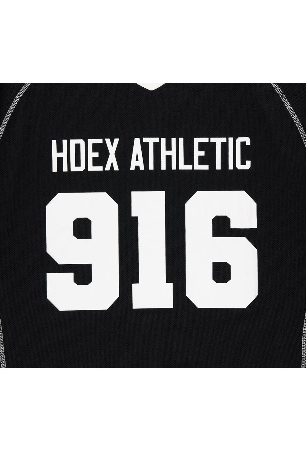 HDEX Baju Korea Olahraga 916 Giant Fit Mesh Short Sleeve Black Pria Fitness