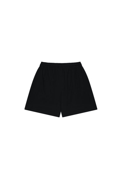 HDEX Celana Korea Olahraga 916 Solid Mesh Shorts Black Pria Fitness