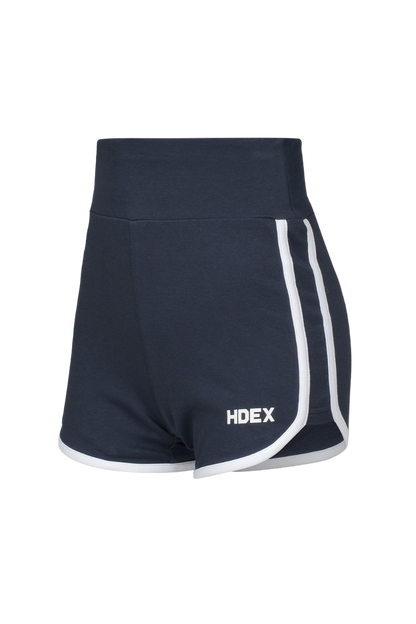 HDEX Womens Rounding Color Scheme Line Shorts Red