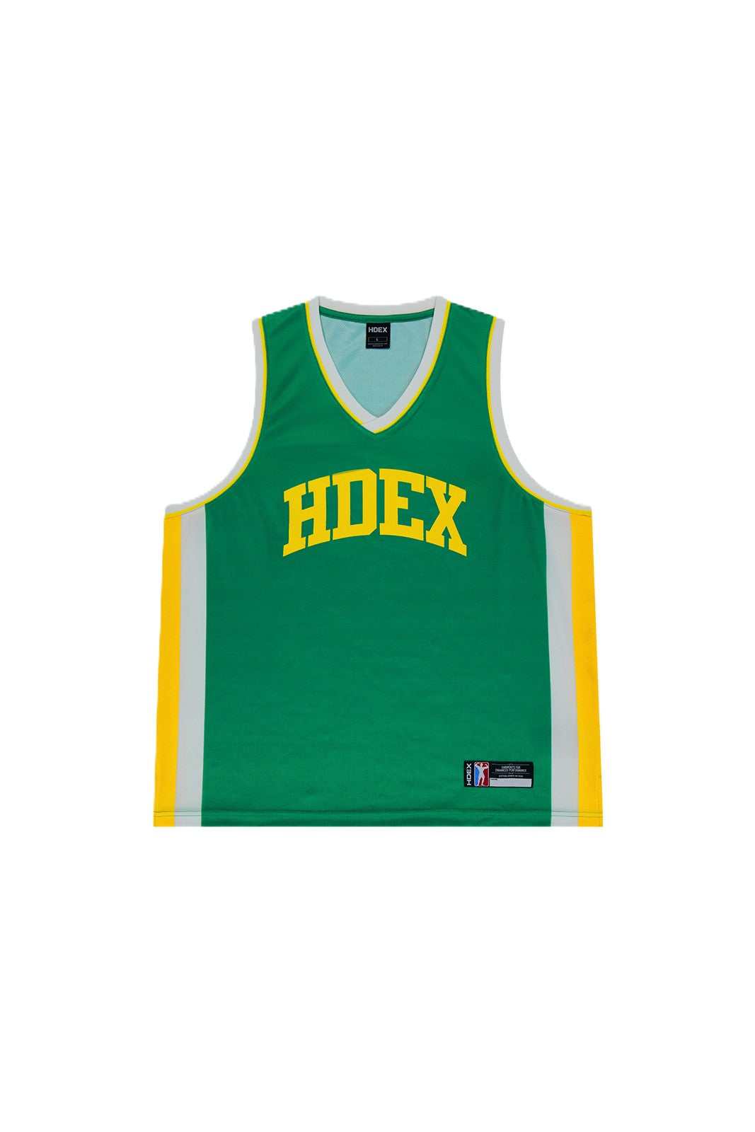 HDEX Basketball Mesh Jersey Sleeveless Green
