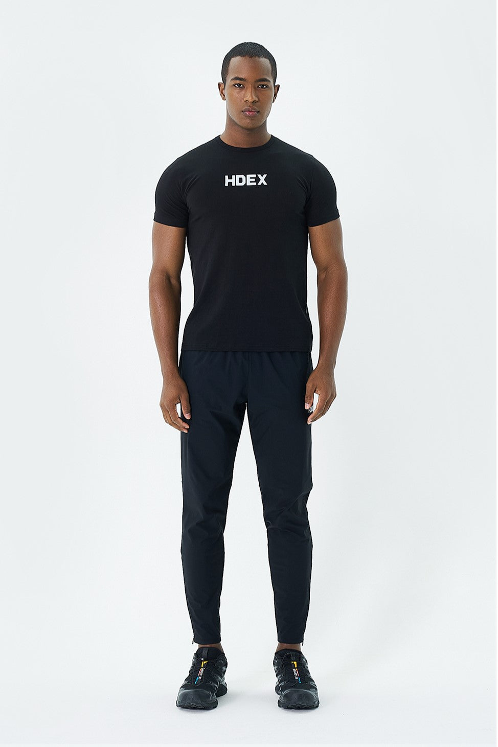 HDEX Main Logo Air Muscle Fit Short Sleeve Black