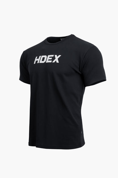 HDEX Main Logo Muscle Fit Sleeve T-Shirt White Navy