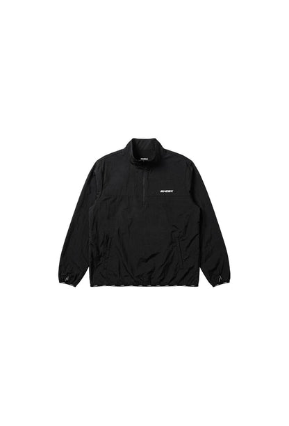 HDEX Baju Korea Olahraga Assist Lightweight Packable Half Zip-Up Black Pria Fitness