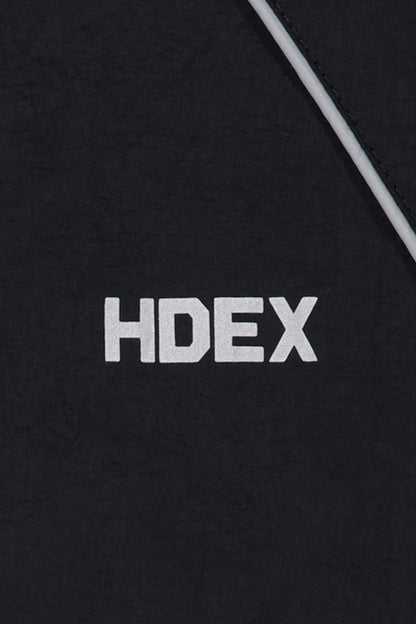 HDEX Baju Korea Olahraga Piping Nylon Jacket Black Jaket Pria Wanita Fitness