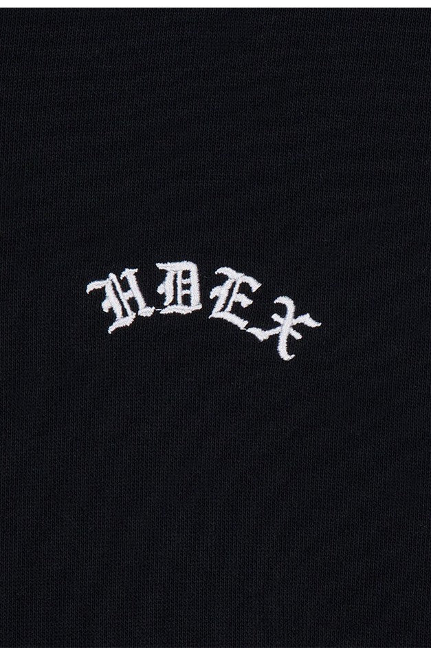 HDEX Baju Korea Olahraga Womens Contrast Stitch Hoodie Zip-Up Black Jaket Wanita Fitness