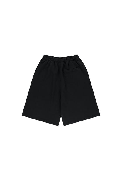 HDEX Celana Korea Olahraga Break Main Logo Bermuda Shorts Black Pria Fitness