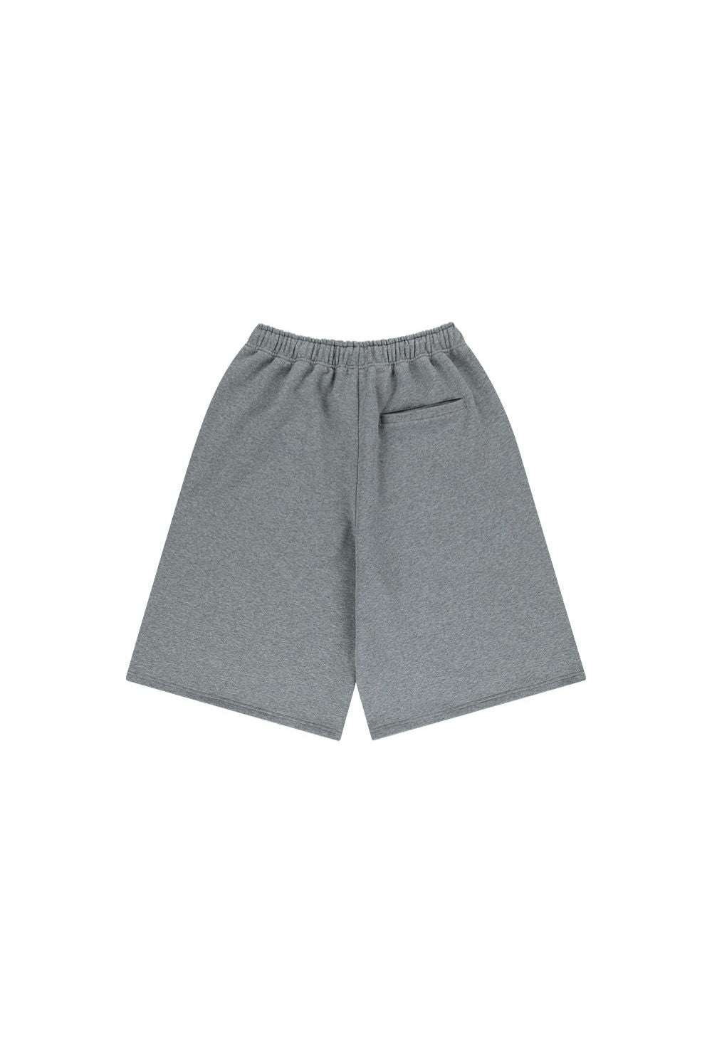 HDEX Celana Korea Olahraga Break Main Logo Bermuda Shorts Melange Gray Pria Fitness