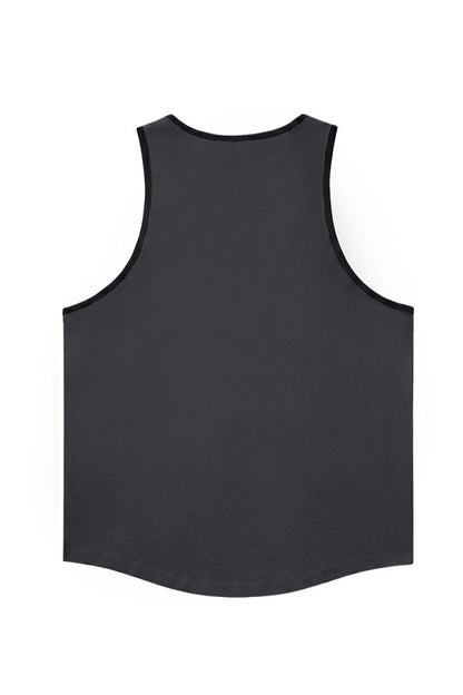 HDEX Baju Korea Olahraga Wizard Sleeveless Charcoal Pria Fitness