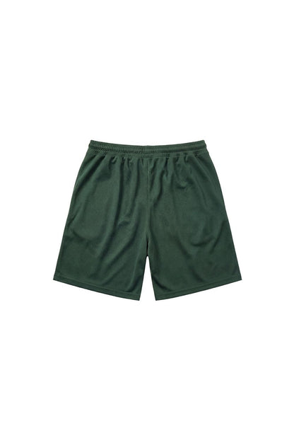 HDEX Celana Korea Olahraga Classic Pintuck Mesh Shorts Green Pria Fitness