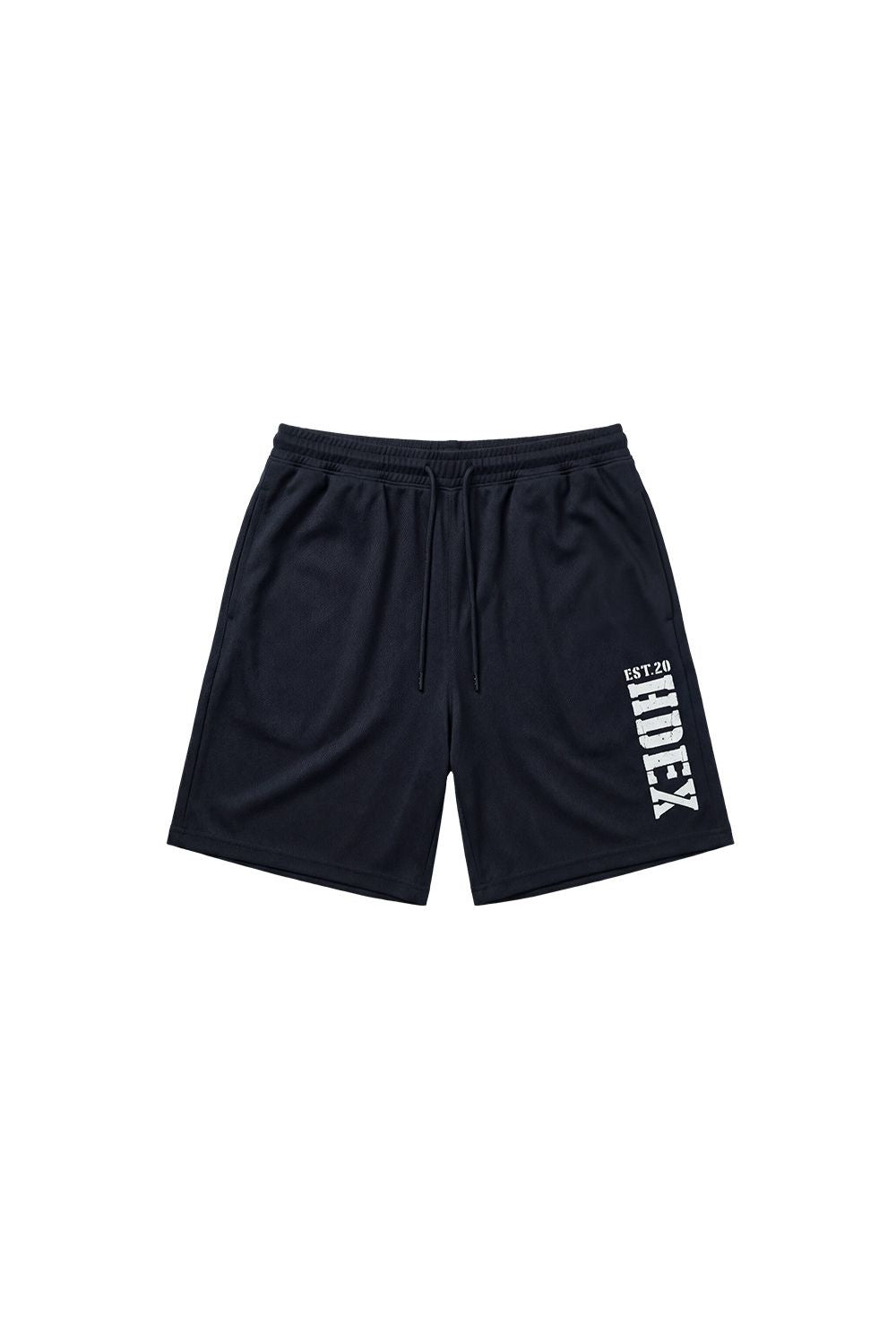 HDEX Celana Korea Olahraga Classic Pintuck Mesh Shorts Navy Pria Fitness