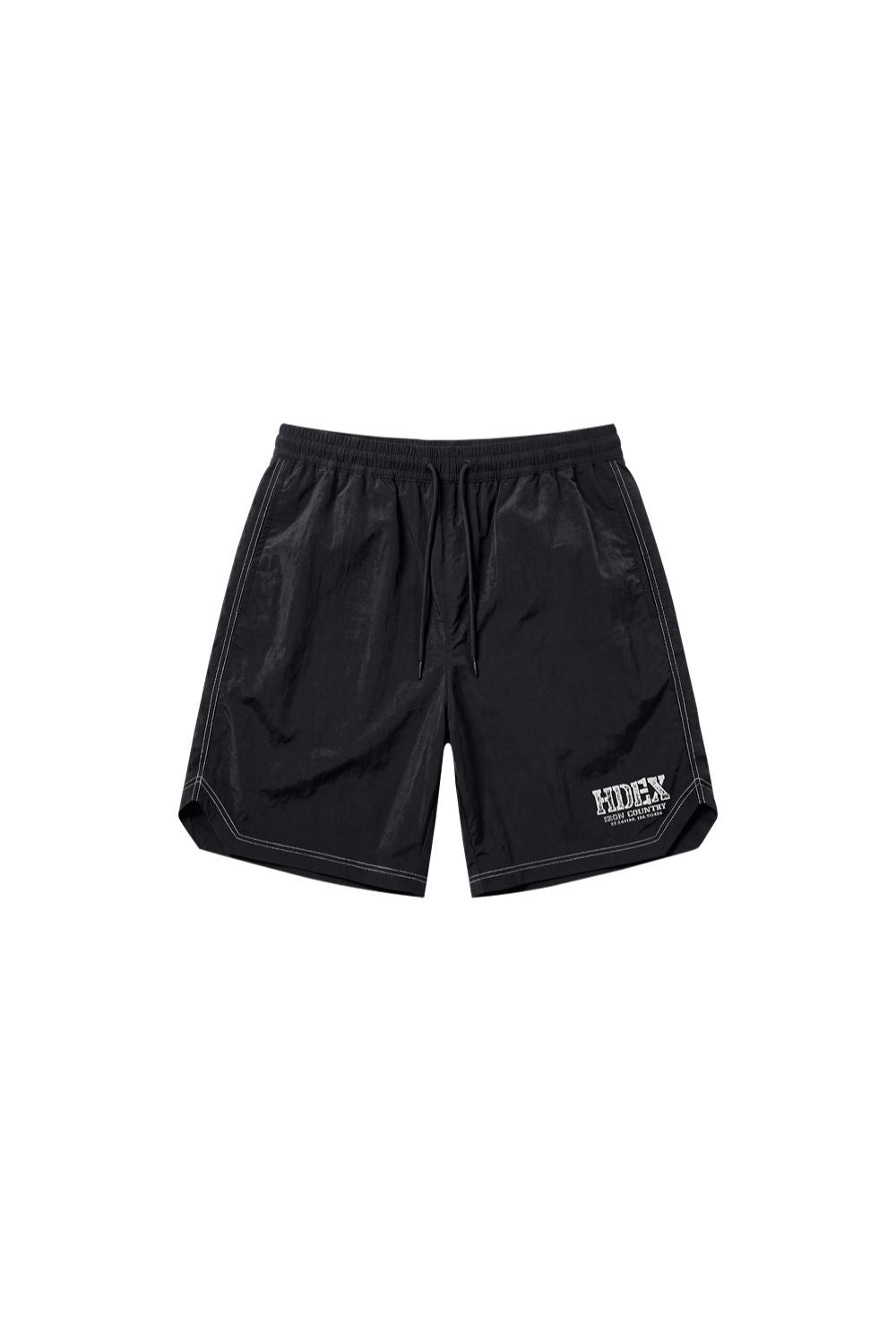 HDEX Celana Korea Olahraga Core Stitch Basketball Shorts Black Pria Fitness