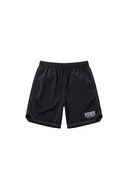 HDEX Celana Korea Olahraga Core Stitch Basketball Shorts Black Pria Fitness