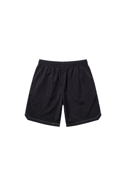 HDEX Celana Korea Olahraga Core Stitch Basketball Shorts Black Pria Fitness