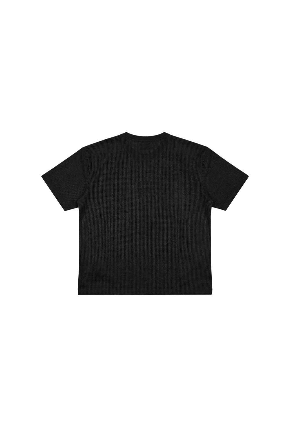 HDEX Baju Korea Olahraga Core Sorona Mesh Short Sleeve Black Pria Fitness