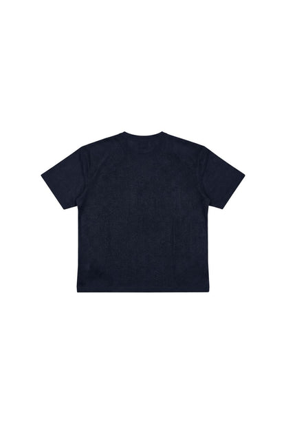 HDEX Baju Korea Olahraga Core Sorona Mesh Short Sleeve Navy Pria Fitness