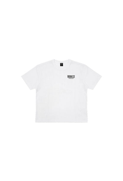 HDEX Baju Korea Olahraga Core Sorona Mesh Short Sleeve White Pria Fitness