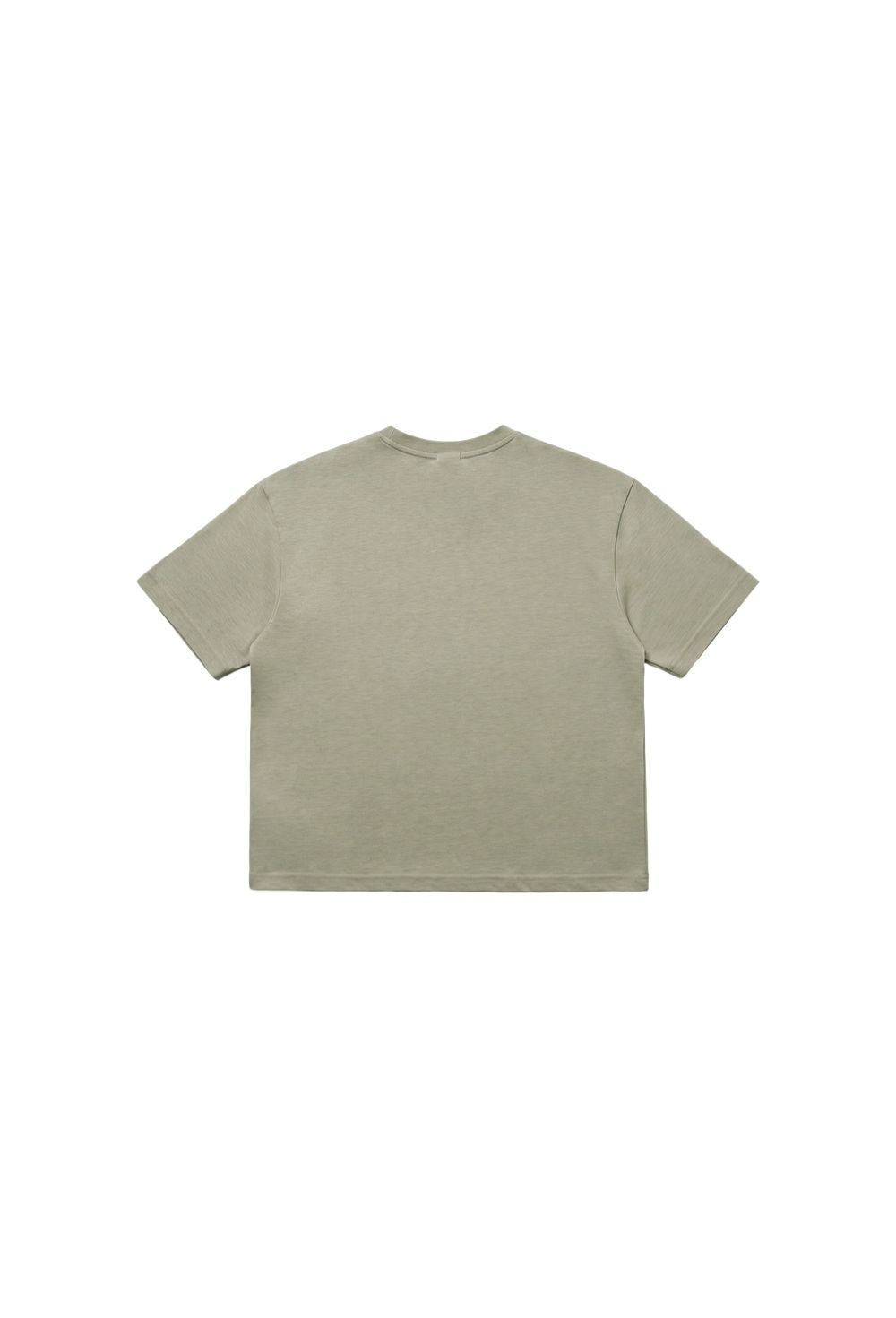 HDEX Baju Korea Olahraga Essential Pigment Short-Cut Sleeve Greige Pria Fitness