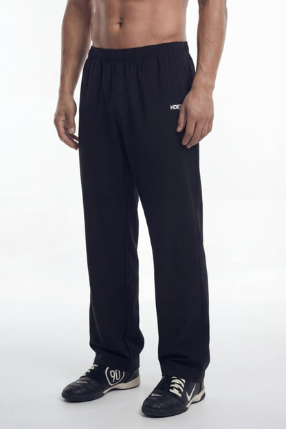 HDEX Celana Korea Olahraga EZ Daily Wide Pants Black Pria Fitness