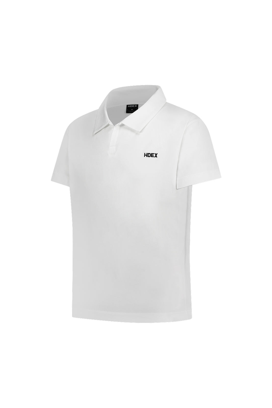 HDEX Baju Korea Olahraga EZ Muscle Fit Pique Short Sleeve White Pria Fitness