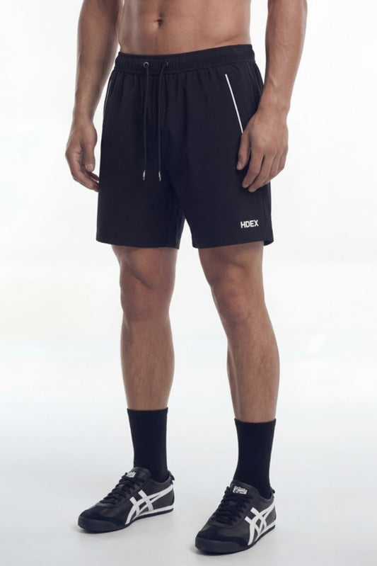 HDEX Celana Korea Olahraga Active Motion Shorts Black Pria Fitness