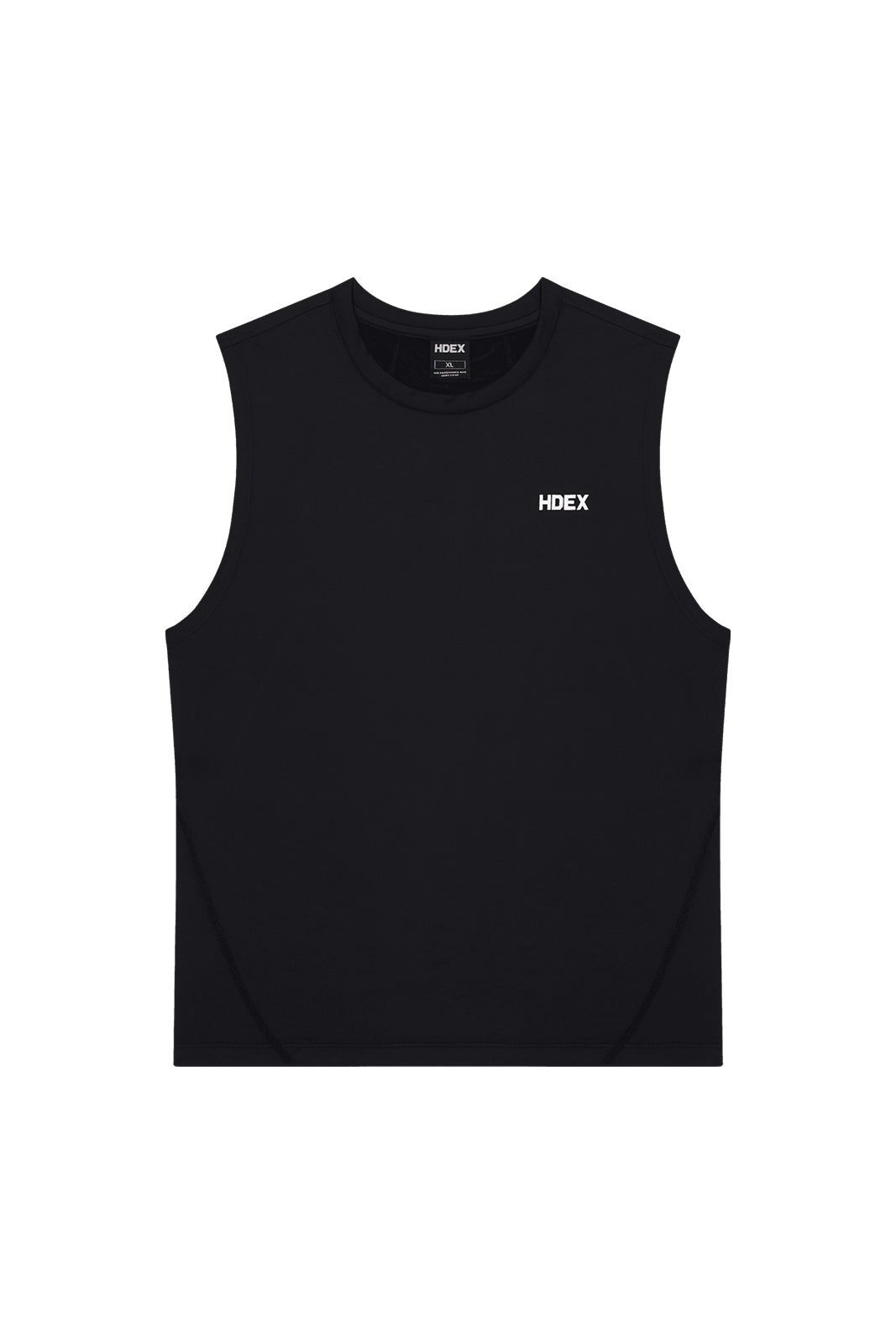 HDEX Baju Korea Olahraga Active Matches Regular Fit Sleeveless Black Pria Fitness