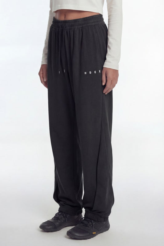 HDEX Celana Korea Olahraga Mild Daily Jogger Pants Black Wanita Fitness