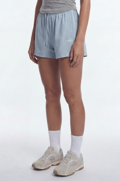 HDEX Celana Korea Olahraga EZ Airly Piping Shorts W Sky Blue Wanita Fitness
