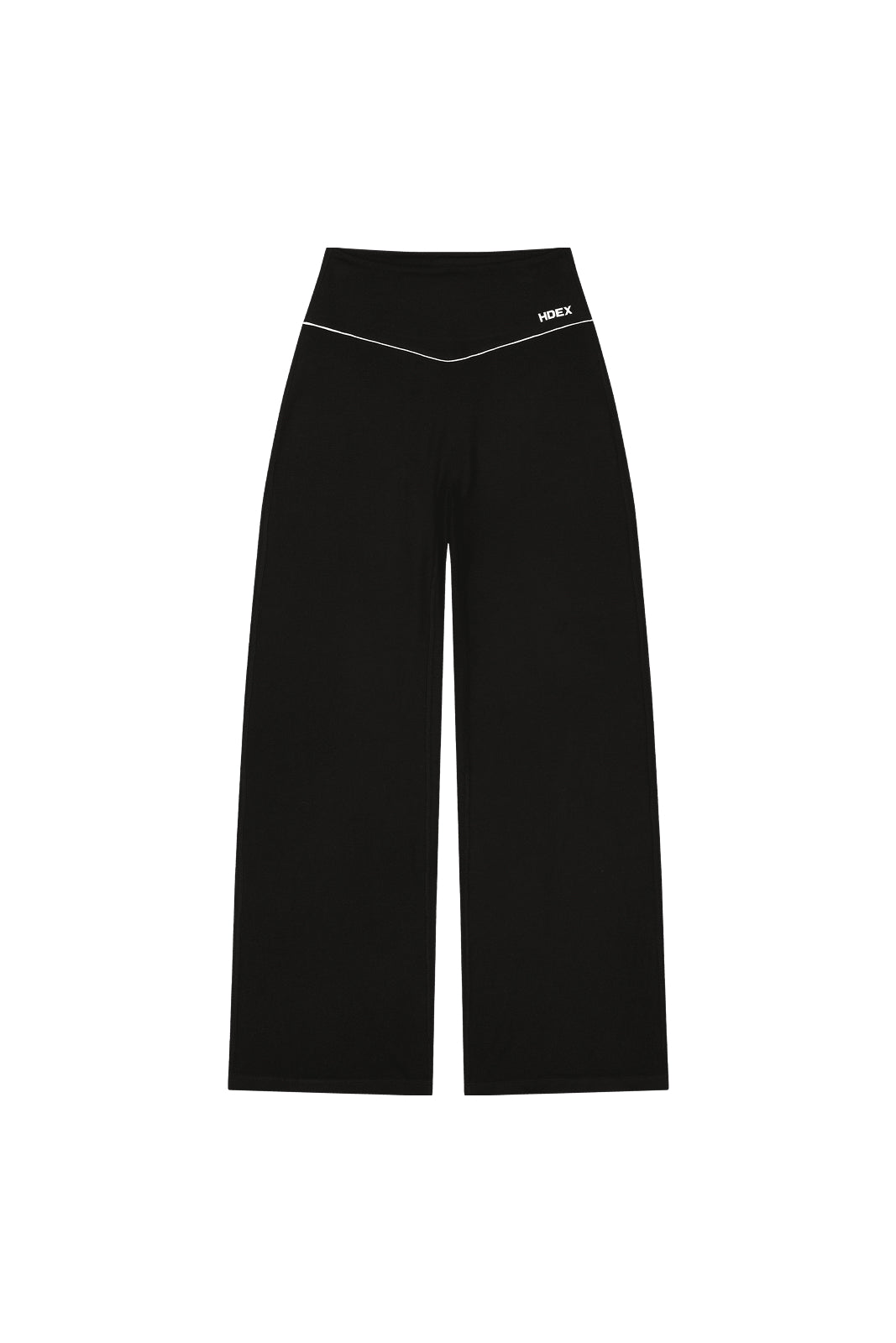 HDEX Celana Korea Olahraga Sophie Line Wide Pants Black Wanita Fitness